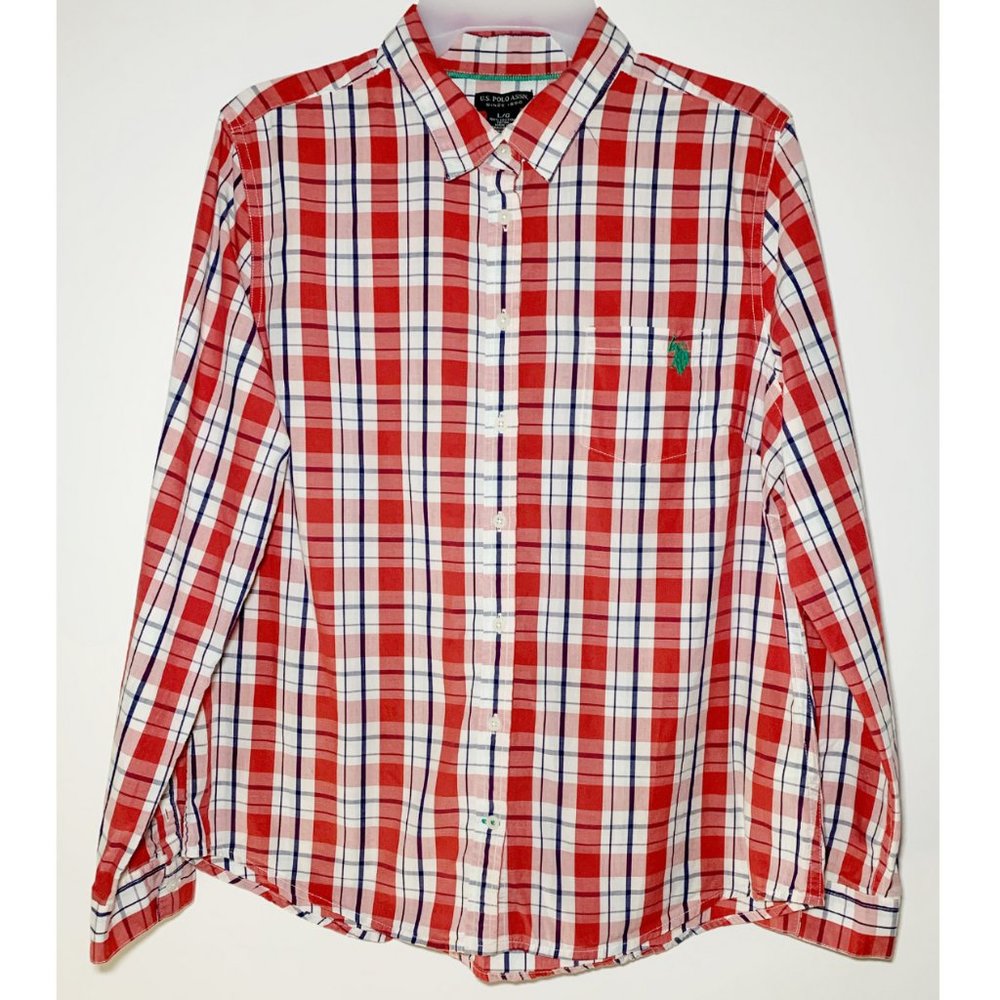 U.S. Polo Assn Women's Shirt Long Sleeves L Top